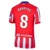 Pánský Fotbalový dres Atletico Madrid Pablo Barrios #8 2024-25 Domácí Krátký Rukáv